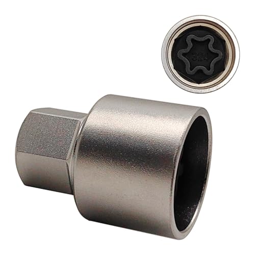 324 Wheel Locking Nut Key for Mercedes Benz, Lug Nut Removal Tool | Wheel Lock Nut Socket Adapter, Anti-Theft Screw Remover, Hand Repair Tool, Tyre Fitting, garage - color: Scoket 324