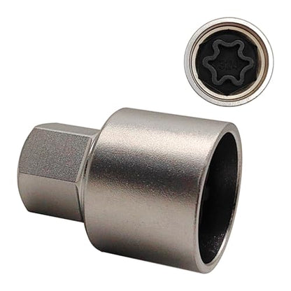 324 Wheel Locking Nut Key for Mercedes Benz, Lug Nut Removal Tool | Wheel Lock Nut Socket Adapter, Anti-Theft Screw Remover, Hand Repair Tool, Tyre Fitting, garage - color: Scoket 324