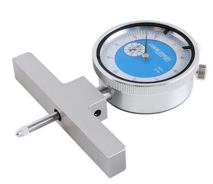 Accusize 0-22 in Dial Depth Gauge with Small-Hole Points, P103-0189 | 6 Connectable Rods, 0.0001 in Resolution, 4 in Base, 0-1 in Travel Indicator - size: 0-22" Dialing