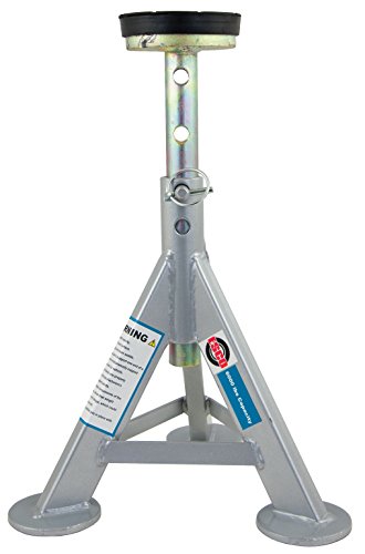 ESCO 10499 Low Profile Performance Jack Stand, Flat Top Rubber Cushion Post, 3 Ton Capacity