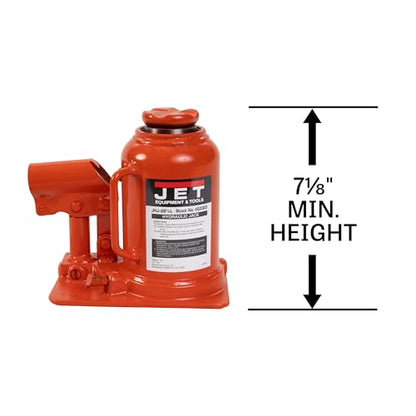 JET 22.5-Ton Low-Profile Hydraulic Bottle Jack w/ Handle (JHJ-22-1/2L) - size: 22-1/2 Ton