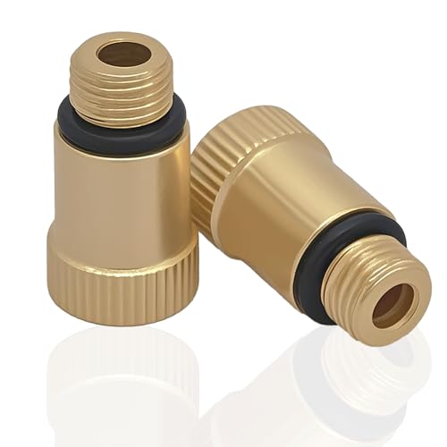 10mm Tester Spark Plug Adapter Compression Tester Adapter Engine Diagnostic Tool for Petrol Cylinder Leak Down, 2 Pcs (M10x1) - size: 10MM