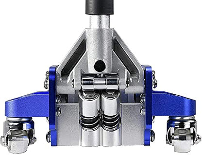 Power Zone 680068 Dual Pump Quick Lift 3 Ton Aluminum Racing Jack, Lift Range: 3-3/4” to 19-3/32”,Silver