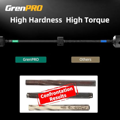 GRENPRO Torx Bit Set 14pc Impact Driver Bit Set, Magnetic Torx Screwdriver Set, 1/4 Torque Security Bits Sets, Tamper Proof t20 t25 t30, 6" Long (t7-t40) Star Screwdriver Bits Sets - size: T7-T40(6"*14pcs)