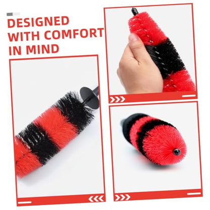 Wheel Brush for Car Cleaning Ergonomic Tire Hub with Dense Bristles Multi Purpose Use for Rims and More Durable Material for Car Detailing