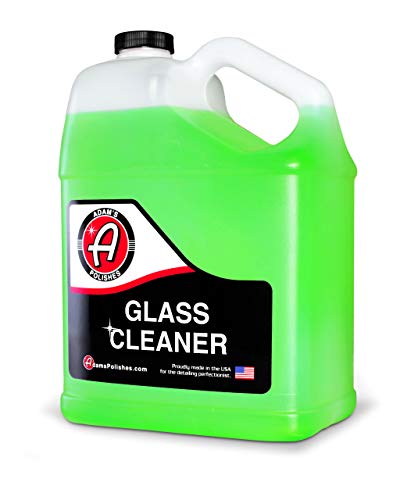 Adam's Polishes Glass Cleaner (Gallon) - Car Window Cleaner | Car Wash All-Natural Streak Free Formula For Car Cleaning | Safe On Tinted & Non-Tinted Glass | Won’t Strip Car Wax or Paint Protection - size: 128 Fl Oz (Pack of 1)