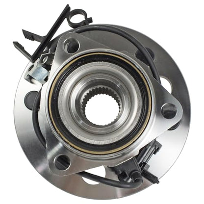 515024 Front Wheel Bearing Hub Assembly for Cadillac Escalade 1999-2000, Chevrolet K1500 K2500 Suburban Tahoe 1995-1999, GMC K1500 K2500 Suburban Yukon 1995-1999 4WD (2PCS) - size: 515024