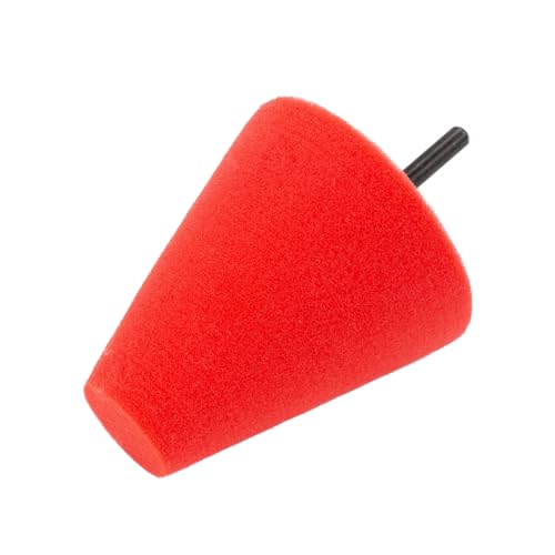 Maxshine Universal M8 Wheel Drill Finishing Cone Sponge | Professional Detailing Tool for Wheels, Rims & Upholstery | Universal Fit M8 Drill Attachment for Auto Detailing, Polishing & Cleaning