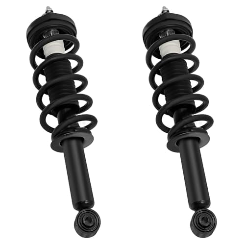 Detroit Axle - Struts for 2011 2012 2013 2014 2015 2016 2017 2018 2019 | Dodge Journey [V6 Engine], Front & Rear Struts with Coil Spring Assembly Replacement Suspension - size: 4Q47307-V1/ 4 Struts