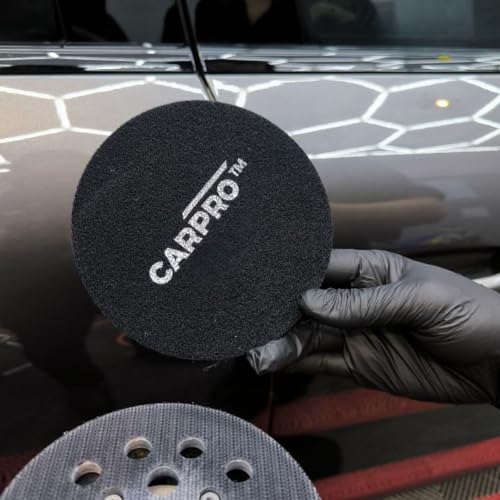 CARPRO GlassCUT Glass Polishing Pad - Polish Glass Scratches Etching, Remove Waterspots, Correct and Clean Damaged Windshield & Window Glass - Aggressive Rayon Heavy Pad - 3" (1 Pack) - size: 3 inch (Pack of 1)