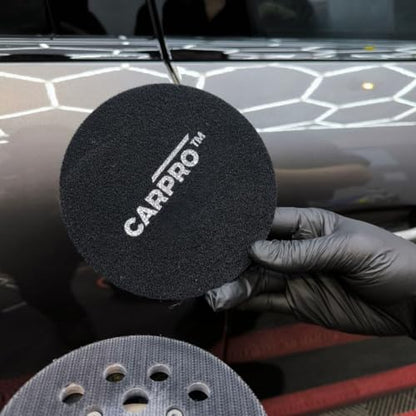 CARPRO GlassCUT Glass Polishing Pad - Polish Glass Scratches Etching, Remove Waterspots, Correct and Clean Damaged Windshield & Window Glass - Aggressive Rayon Heavy Pad - 3" (1 Pack) - size: 3 inch (Pack of 1)