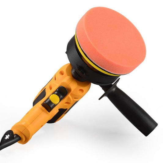 110V 600W Dual-Action Polisher - Variable Speed Random Orbital Buffer Machine for Cars, Boats, Floors - Professional Detailing Kit with 5" Pads (600-3700 RPM) for Waxing, Polishing & Paint Correction