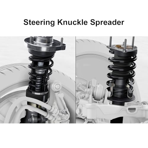 Ball Joint Removal Tool, Universal Split Hub Steering Knuckle Spreader Strut Mount Remover Tool Ball Joint Splitter Suspension Strut Spreader Tool for Most Vehicles (Without - size: Without Spanner
