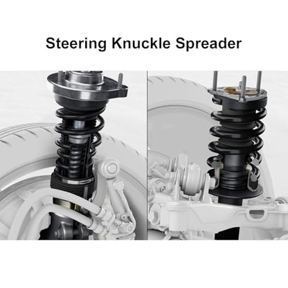 Ball Joint Removal Tool, Universal Split Hub Steering Knuckle Spreader Strut Mount Remover Tool Ball Joint Splitter Suspension Strut Spreader Tool for Most Vehicles (Without - size: Without Spanner
