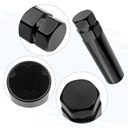 6 Spline Lug Nut Removal Tool Kit - Wheel Lock Key Socket for 21mm (13/16") and 22mm (7/8") Hex, Compatible with Fuel Rims & Aftermarket 6 Spline Tuner Nuts