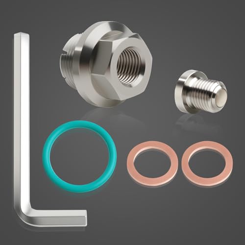 M24*1.5 Double Oversize Magnetic Piggyback Oil Drain Plug, Stainless Steel Self Tapping Oil Pan Thread Repair Kit (M24.2 * 1.5-15mm) - size: M24.2*1.5-15mm