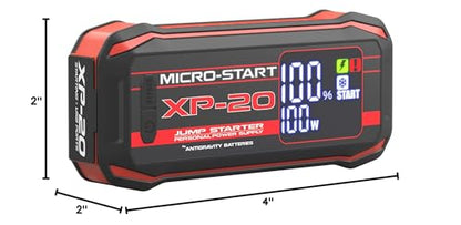 Antigravity Batteries 2000A Jump Starter – 12V Lithium Battery Booster Pack, Portable Jump Box, for up to 10.0L Gas & 8.0L Diesel Engines