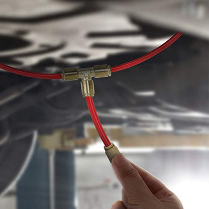 Hromee Air Line Service for Air Spring Suspension with Fittings, Schrader Valves and 20FT Hose Air Bag Replacement Components - size: Air Line Kit