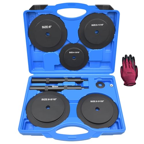 Truck Hub Seal Installer Kit, 4-13/16" to 6-5/16" Large Race and Heavy Duty Seal Drivers for Class 7 & Class 8 Trucks