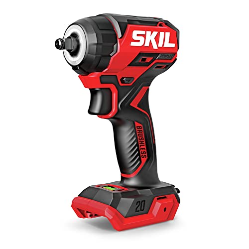 SKIL PWR CORE 20 Brushless 20V 3/8-Inch Compact Impact Wrench Tool Only- IW6739B-00 - style: Impact Wrench Tool Only_Compact