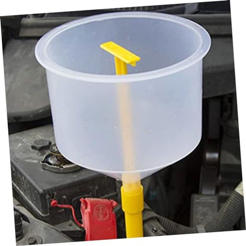 1 Set Automotive Coolant Filling Funnel Kit Tool for Mess Antifreeze Coolant Pouring Includes Flexible Hose Wide Mouth Funnels for Radiator Maintenance