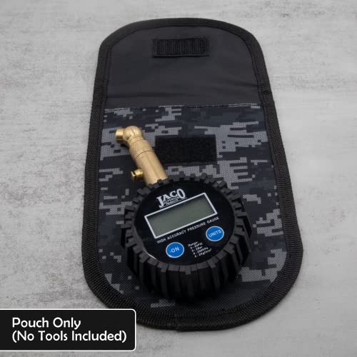 JACO Utility Tool Pouch | Multi-Purpose Storage Pouch for Tire Gauges, Tools, & Accessories (Digital Camo) - size: Small (Pack of 2)