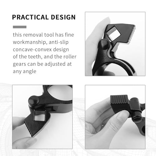 carleef Inner Tie Rod Removal Tool,27-42mm Tie Rod End Removal Tool for 1/2" Square Drive Tool,Universal Multifunctional Inner Tie Rod Tool Car Accessories for Most Cars Trucks SUVs