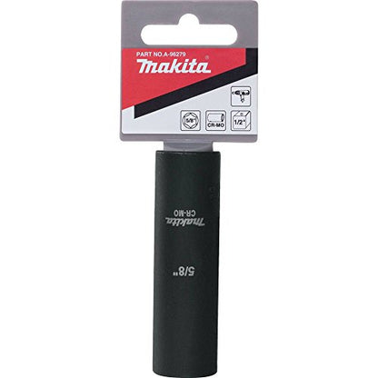 Makita A-96279 5/8" Deep Well Impact Socket with 1/2" Drive - size: 5/8"