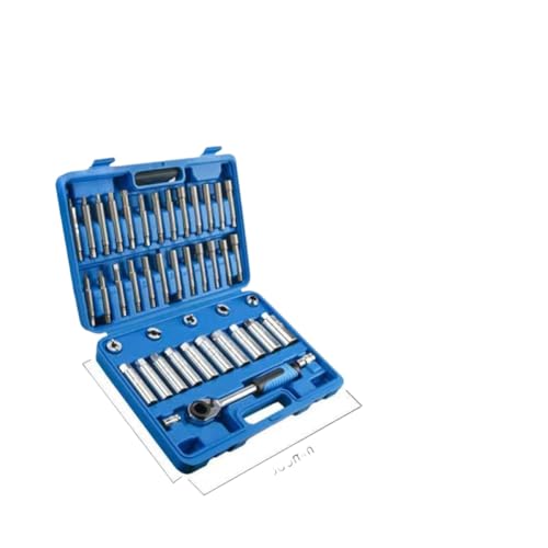 Shock Absorber Upper Seat Screw Glue Remover Shock Absorber Hub Suspension Shock Absorber Nut Removal Tool Socket Kit 43pcs