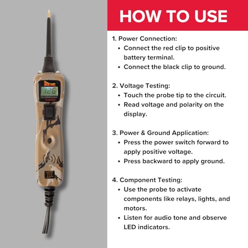 Power Probe 3 Circuit Tester, Supplies Power & Ground (PP3CSCAMO) - color: Camo - Limited Edition