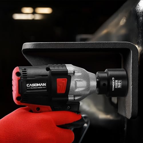 CASOMAN 1/2" Drive x 1-5/16" Impact Socket, 6-Point, SAE, CR-MO - size: 33.34 mm (Shallow), style: 6-Point Socket