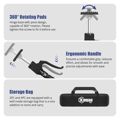 XINQIAO Cabinet Jacks for Installing Cabinets, Heavy Duty Third Hand Tools Adjustable Support Pole from 23.6 IN to 45.3 IN, 2 PCS - size: 23.6"-45.3" 2PC