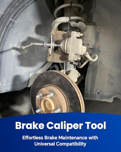 ATPEAM 24PCS Brake Caliper Compression Tool, Heavy Duty Caliper Compressor Kit, Brake Spreading Tool - color: blue