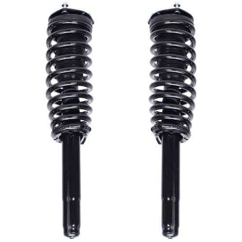 Detroit Axle - Front 4pc Steering Knuckles Kit for 2010-2012 Ford Fusion Lincoln MKZ, 2010-2011 Mercury Milan, 2 Steering Knuckles & Wheel Bearing Hubs 2 Struts w/Coil Spring Replacement Suspension - size: 4QU47659/ Big strut kit