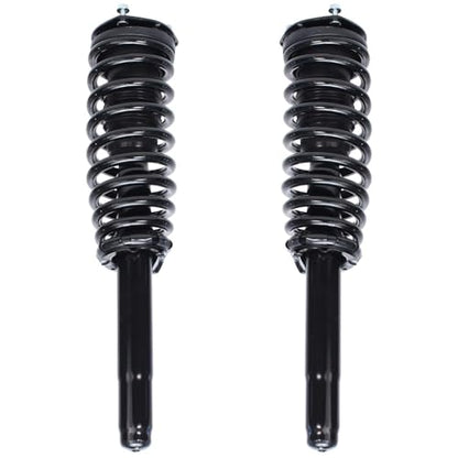 Detroit Axle - Front 4pc Steering Knuckles Kit for 2010-2012 Ford Fusion Lincoln MKZ, 2010-2011 Mercury Milan, 2 Steering Knuckles & Wheel Bearing Hubs 2 Struts w/Coil Spring Replacement Suspension - size: 4QU47659/ Big strut kit