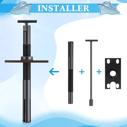 Gimbal Bearing Puller, Gimbal Bearing Remover Tool, Heavy Duty Engine Alignment Tools Compatible with Mercruiser Alpha, Alpha 1, Mr, Bravo and Volvo Marine Boat Yard