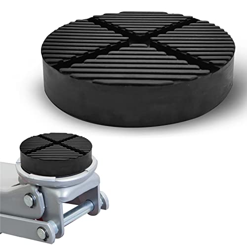 Universal Floor Jack Adapter - Cross Groove Design, Side Frame Rail Protector, Jack Pad Adapter