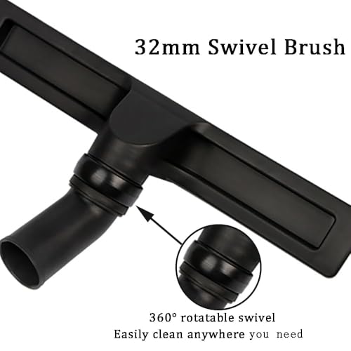 8 Pcs Vacuum Attachments for Shop Vac Accessories - 2 1/2" to 1 1/4" and 1 7/8" to 1" Universal Vacuum Hose Adapter, 1 1/4" Vacuum Floor Brush Attachment Crevice Tool Vacuum Cleaner Accessories - size: 8 Pack