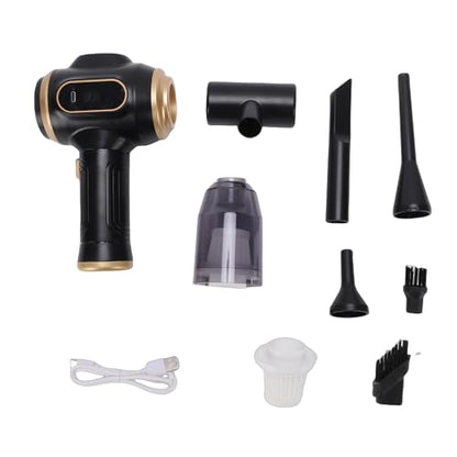 Portable Car Vacuum Cleaner, Cordless Handheld Vacuum with 5000Pa Suction, Rechargeable Mini for Car Interior, 3000mAh Battery, Compact Design for Auto Detailing