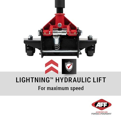 AFF 2 Ton Floor Jack - Long Chassis Low Profile Car Jack - Lightning Lift Hydraulic - Super Duty - style: Long Chassis