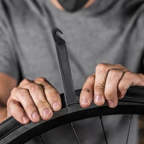 Cycle Tire Levers Compact Portable Ergonomic Rim Safe Scratch Free | Cycle Tyre Repair Tool for Road Mountain Bike Bicycle Cycling Outdoor Quick Removal Repair Maintenance Tool Kit Compact - color: A