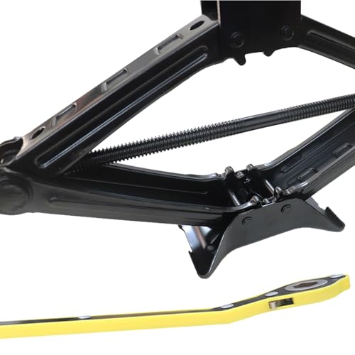 2 Ton 4409 lbs Scissor Lift Jack for Car Jack Kit Spare Tire Changing Tool | Scissor Lift Jack Set Spare Tire Jack Kit For Car For Truck Replacement Emergency Kits for Vehicles Universal ( Basic Set )