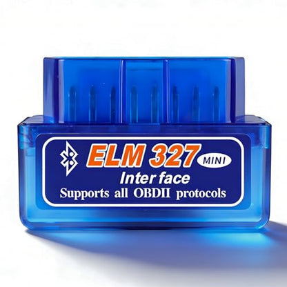 ELM327 OBDII Car Auto Diagnostic Scanner, Professional ELM327 Bluetooth Failure Detector Scan Diagnostic Tool, Mini Wireless OBD2 Engine Fault Code Reader for Android Windows - color: 1 PCS