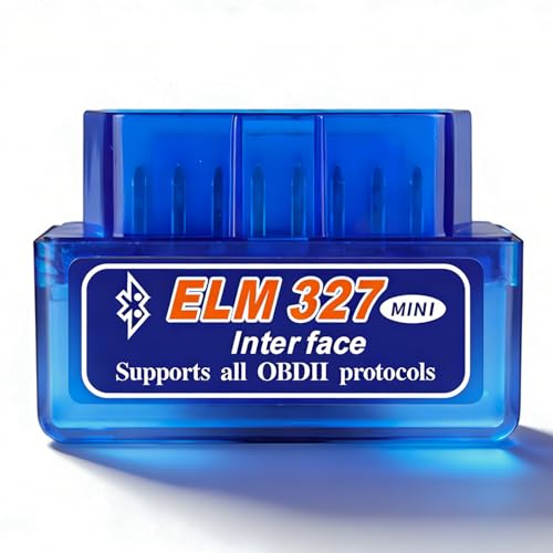 ELM327 OBDII Car Auto Diagnostic Scanner, Professional ELM327 Bluetooth Failure Detector Scan Diagnostic Tool, Mini Wireless OBD2 Engine Fault Code Reader for Android Windows - color: 1 PCS