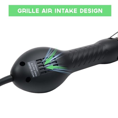 Hot Air Rework Station, 500°C SMD Hot Air Gun with Adjustable Airflow | Fast 500°C Heating, Precise Airflow Control, Ideal for PCB, USB-C Repair, Plastic Welding, IC Chip Rework & DIY Electronics