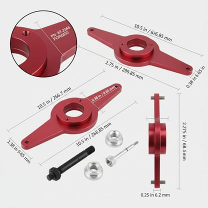 T10531 Vibration Damper Holding Tool for VW Audi 1.8 2.0 TFSI EA888 Engines, Crankshaft Pulley Counter Hold Kit Compatible with Golf GTI Tiguan Jetta A3 A4 A5 Q5, Professional Timing Tool