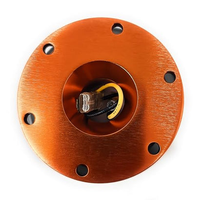 NRG (SRK-200) Orange Aluminum GEN 2.0 Racing Performance Steering Wheel Quick Release Adapter Fit 2-Way 6-Hole Pattern Design - color: Orange