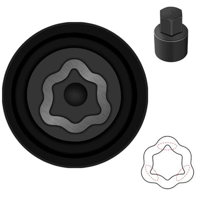 J-Wheel Locking Nut Key Compatible with Toyota, Lexus, Tacoma | Wheel Lock Nut Socket Adapter, Anti-Theft Lug Nut Removal Tool, Anti-Theft Screw Remover, Repair Tool, Tyre Fitting, garage - size: Socket J