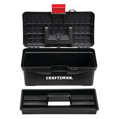 CRAFTSMAN Tool Box, Lockable, 13 in., Red/Black (CMST13004)