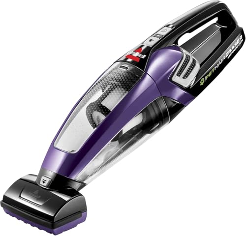 Bissell Pet Hair Eraser Cordless Hand Vacuum, Home, Auto & Pet, 2390A | Lithium Ion battery for consistent power; ideal for home, auto & upholstery pet hair pickup